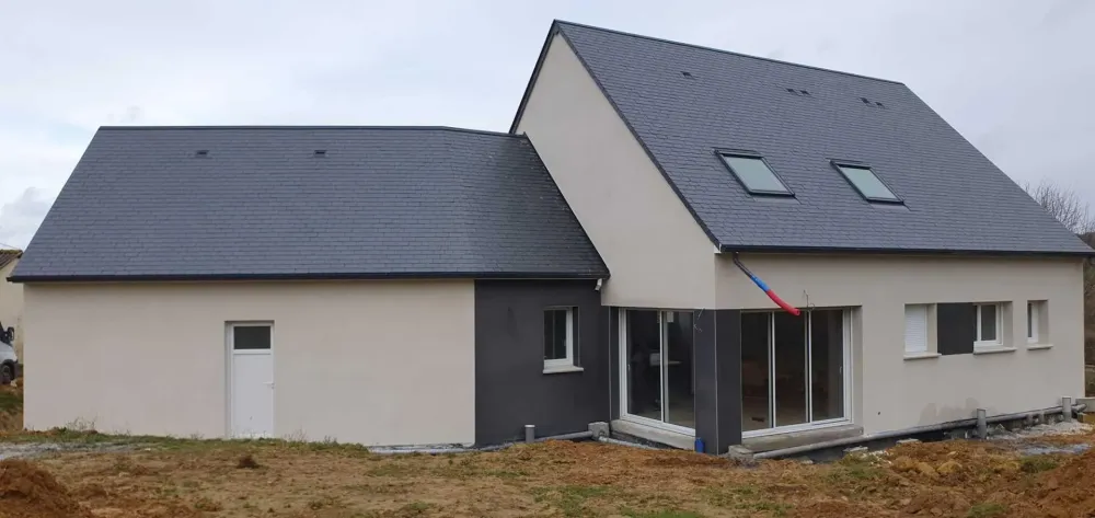 Effet d'enduits pour facade